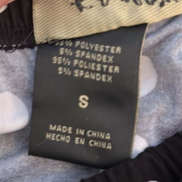 Polka Dot Maxi Skirt Black and White Sz SM - Picture 4 of 5